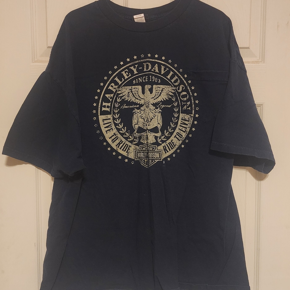 Harley-Davidson Dark Blue Graphic Tee